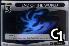 End of the World - FOIL